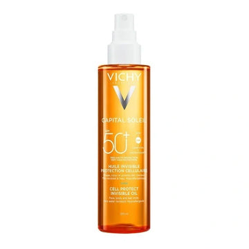 Vichy Capital Soleil SPF50+ Invisible Oil Αντηλιακό Λάδι Προστασίας για Σώμα και Μαλλιά